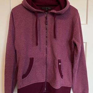 PACT Organic cotton heavy-weight hoodie, Womens size MED, Color Mulberry
